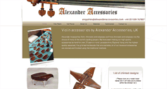 Desktop Screenshot of alexanderaccessories.com
